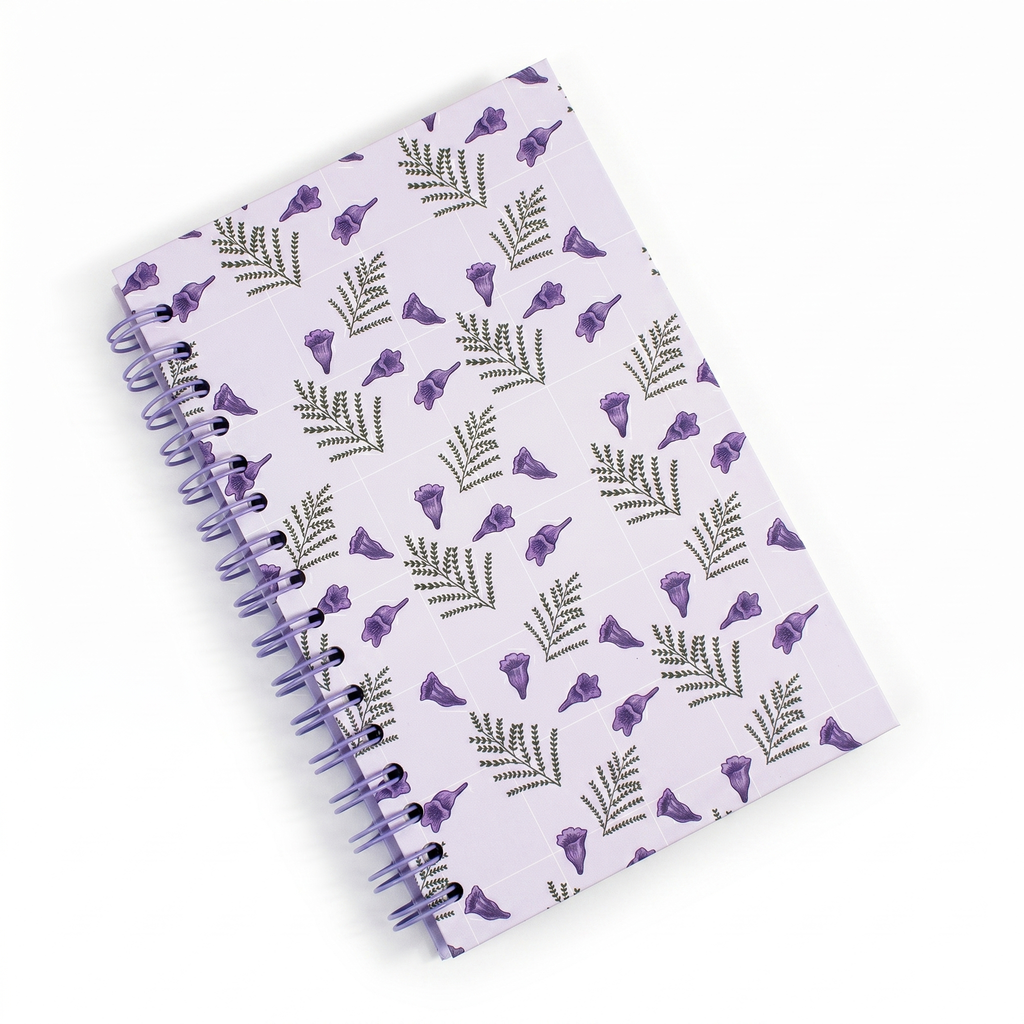 Libreta Flor de Jacaranda