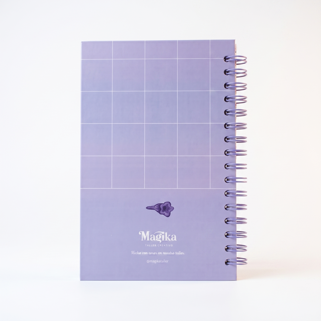 Libreta Flor de Jacaranda