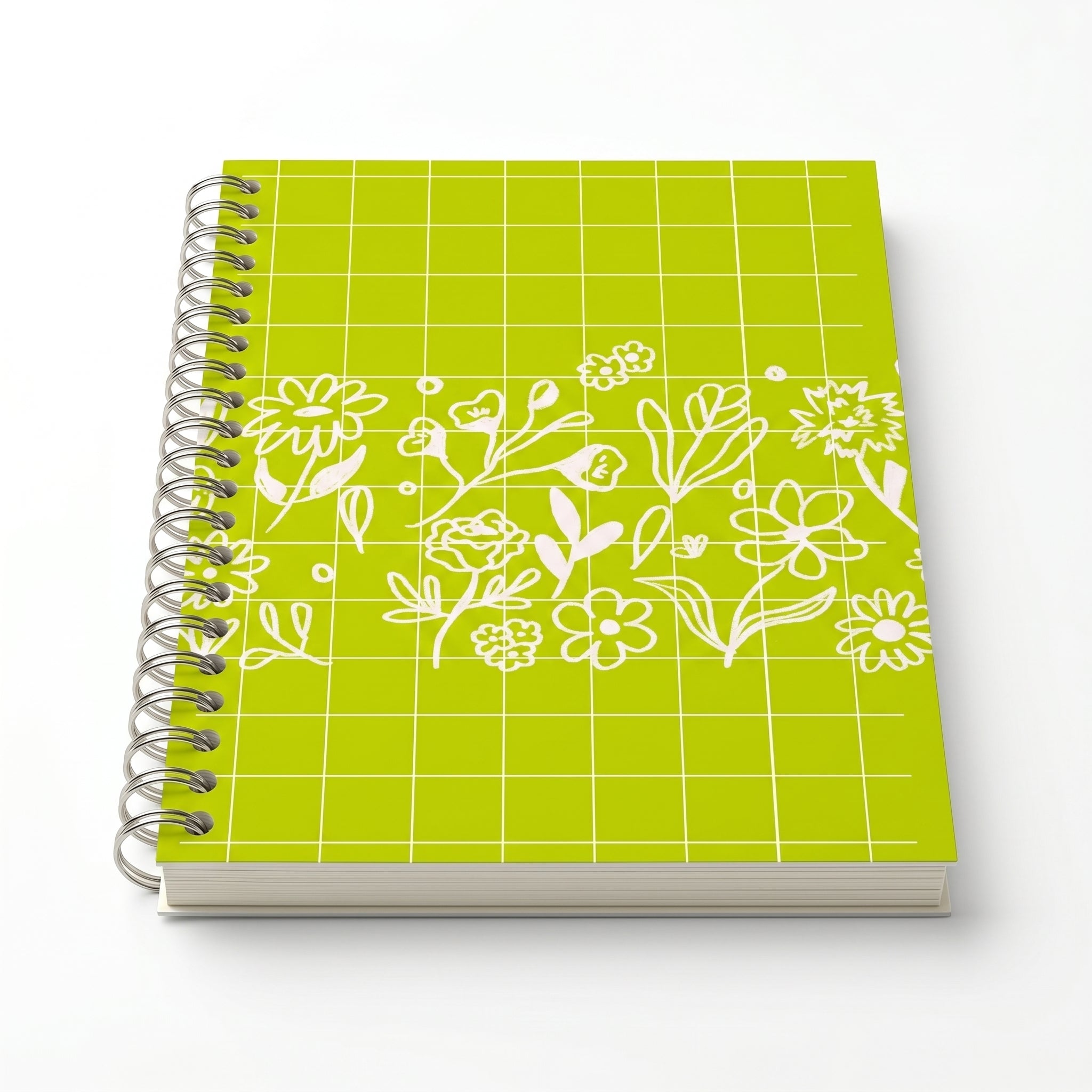 Libreta Arillada Flora Verde