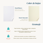 Libreta Artesanal Jardín Azul