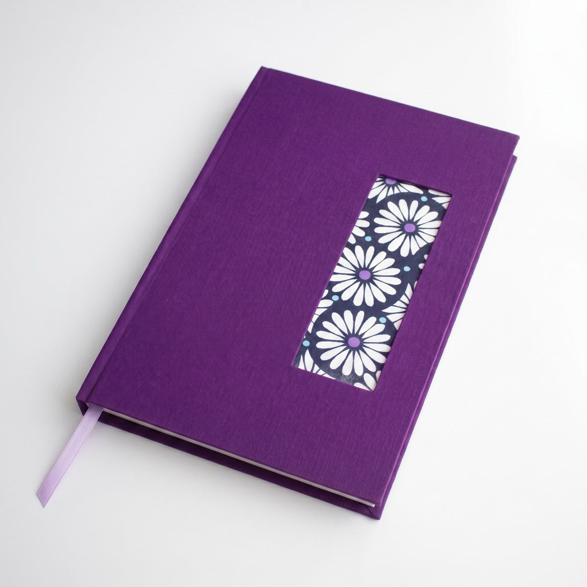 Libreta Artesanal Jardín Morado