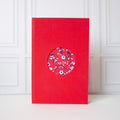 Libreta Artesanal Jardín Rojo