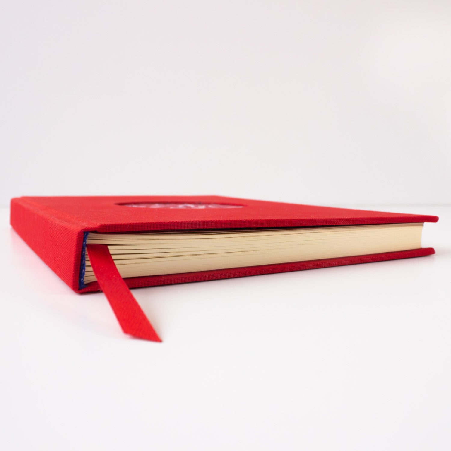 Libreta Artesanal Jardín Rojo
