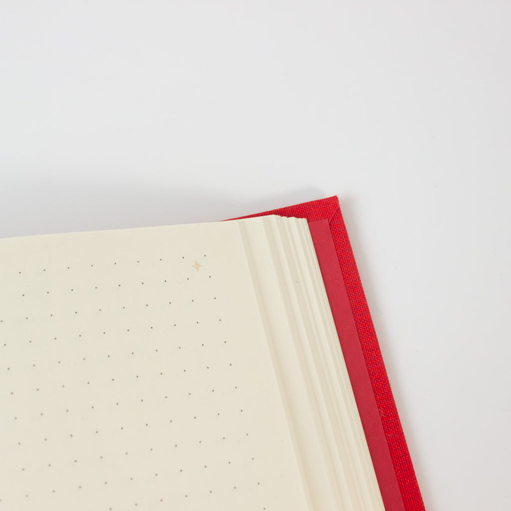 Libreta Artesanal Jardín Rojo