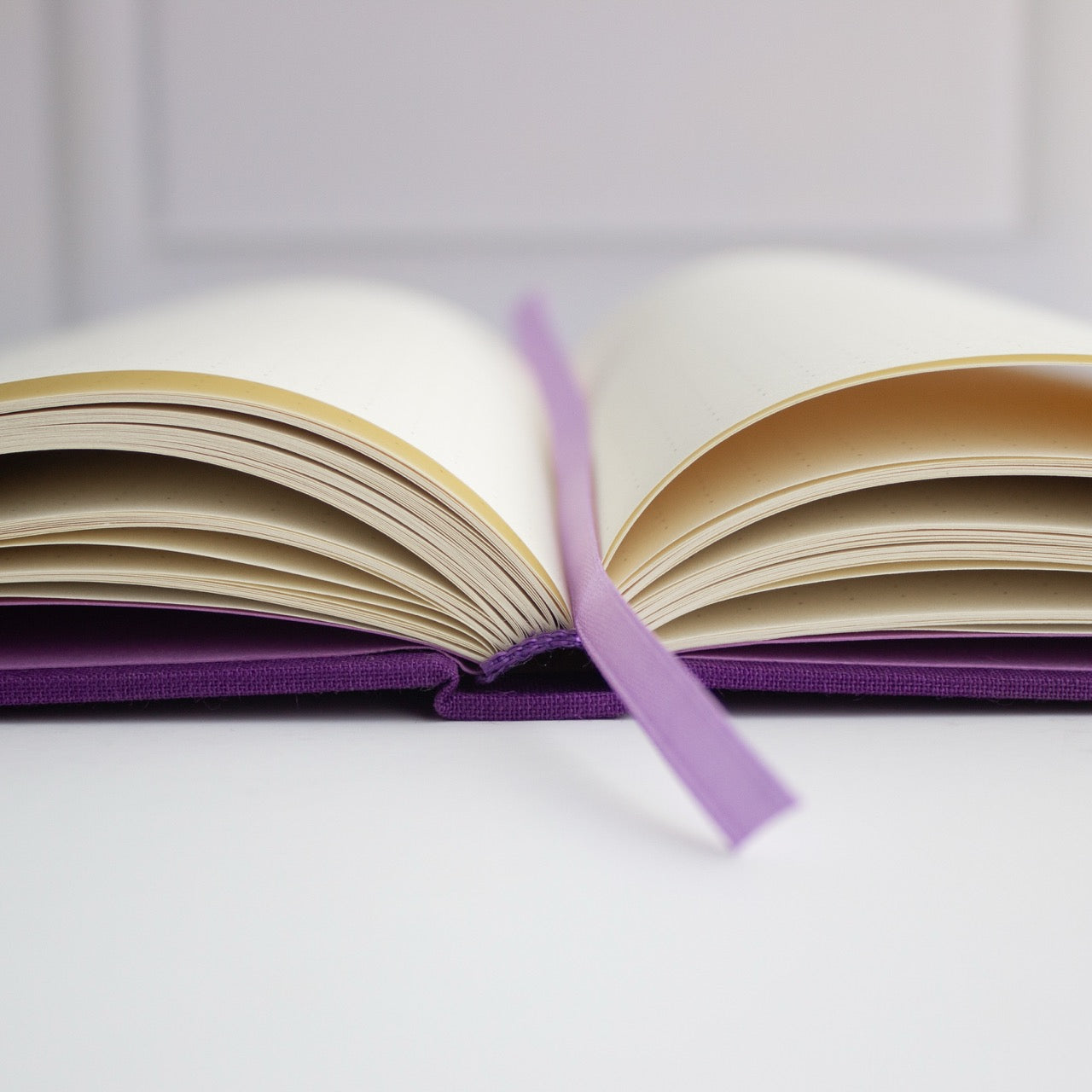Libreta Artesanal Jardín Morado