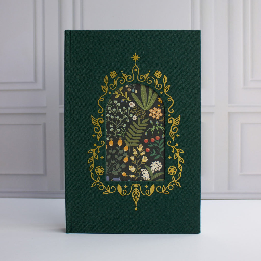 Libreta Artesanal Jardín Verde