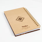 Libreta Tejido Dorado