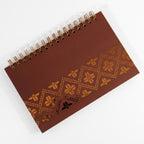 Libreta Tejido Dorado