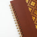 Libreta Tejido Dorado