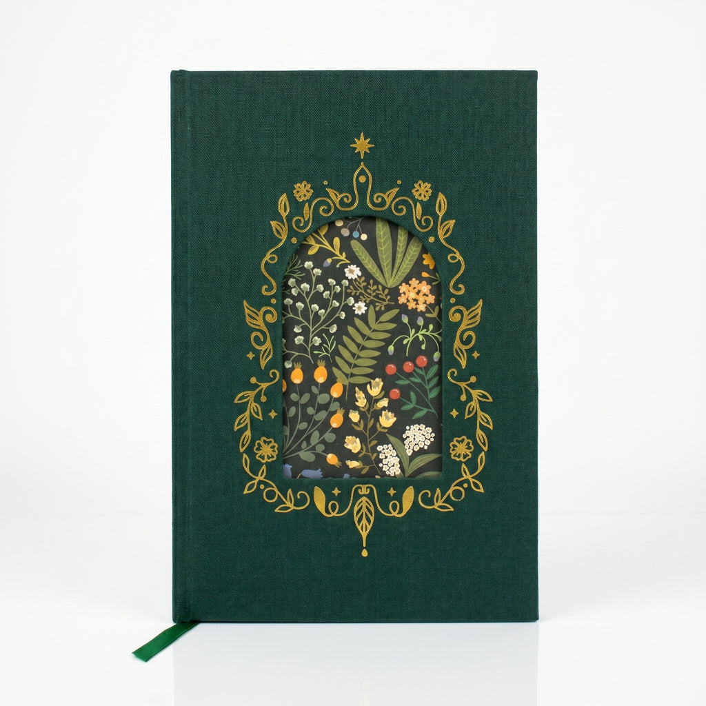 Libreta Artesanal Jardín Verde