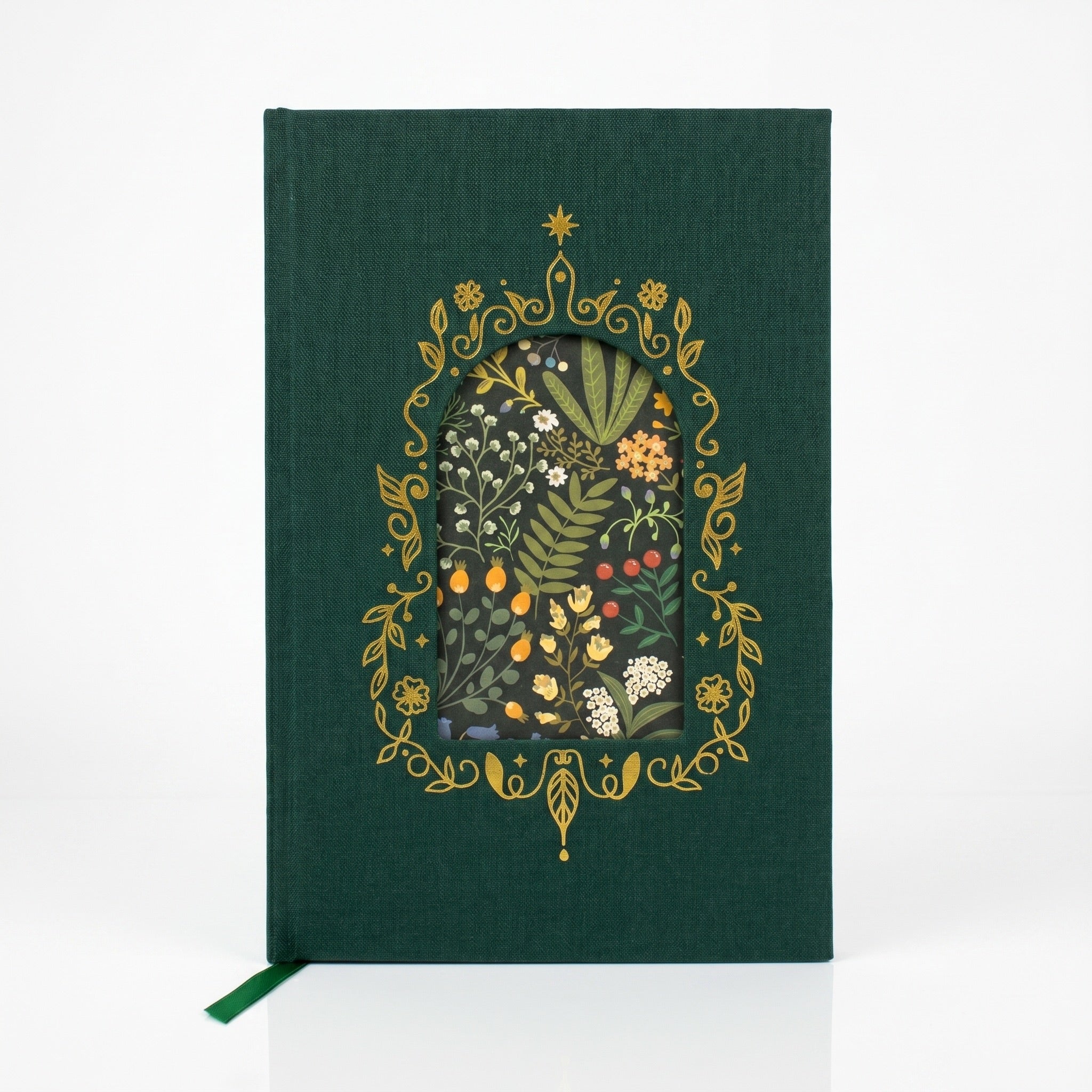Libreta Artesanal Jardín Verde