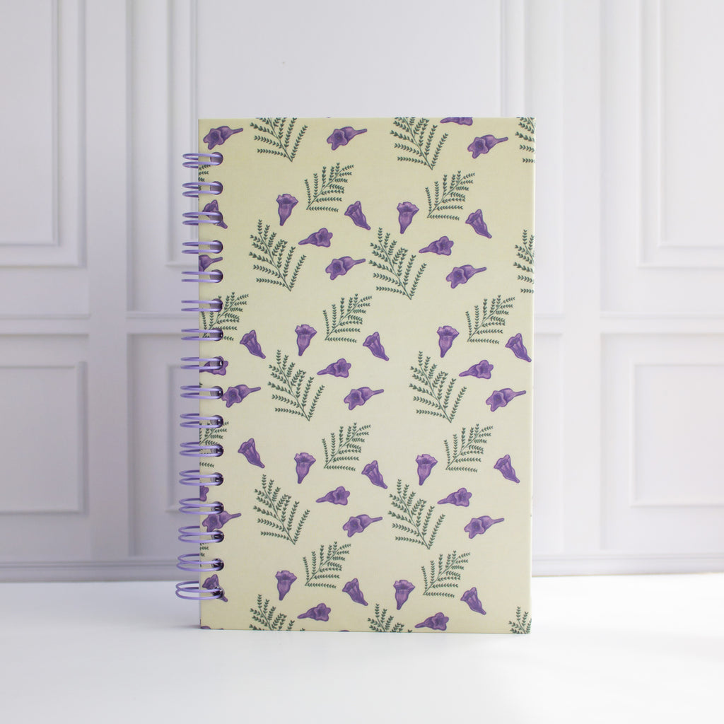 Libreta Arillada Flor de Jacaranda