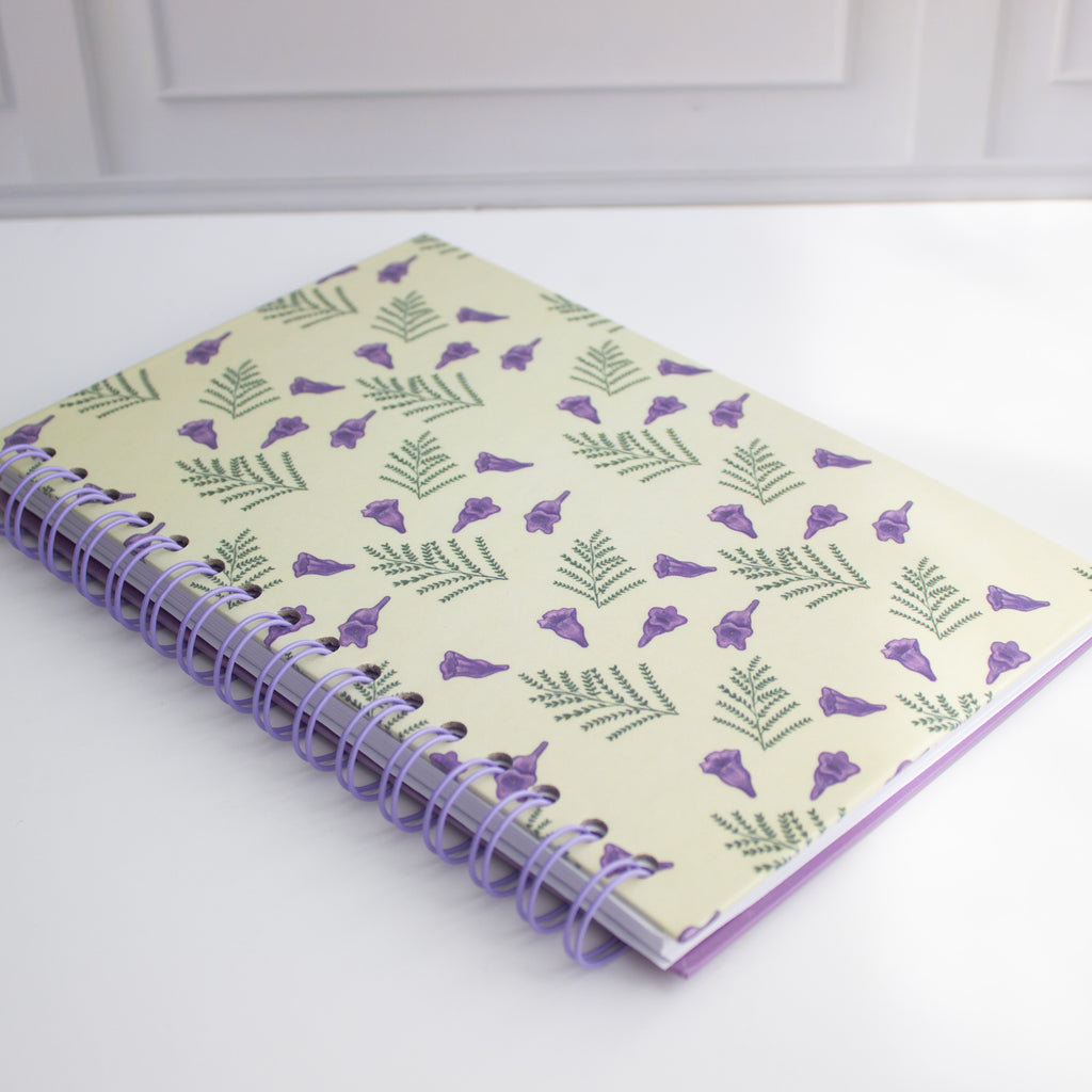 Libreta Arillada Flor de Jacaranda