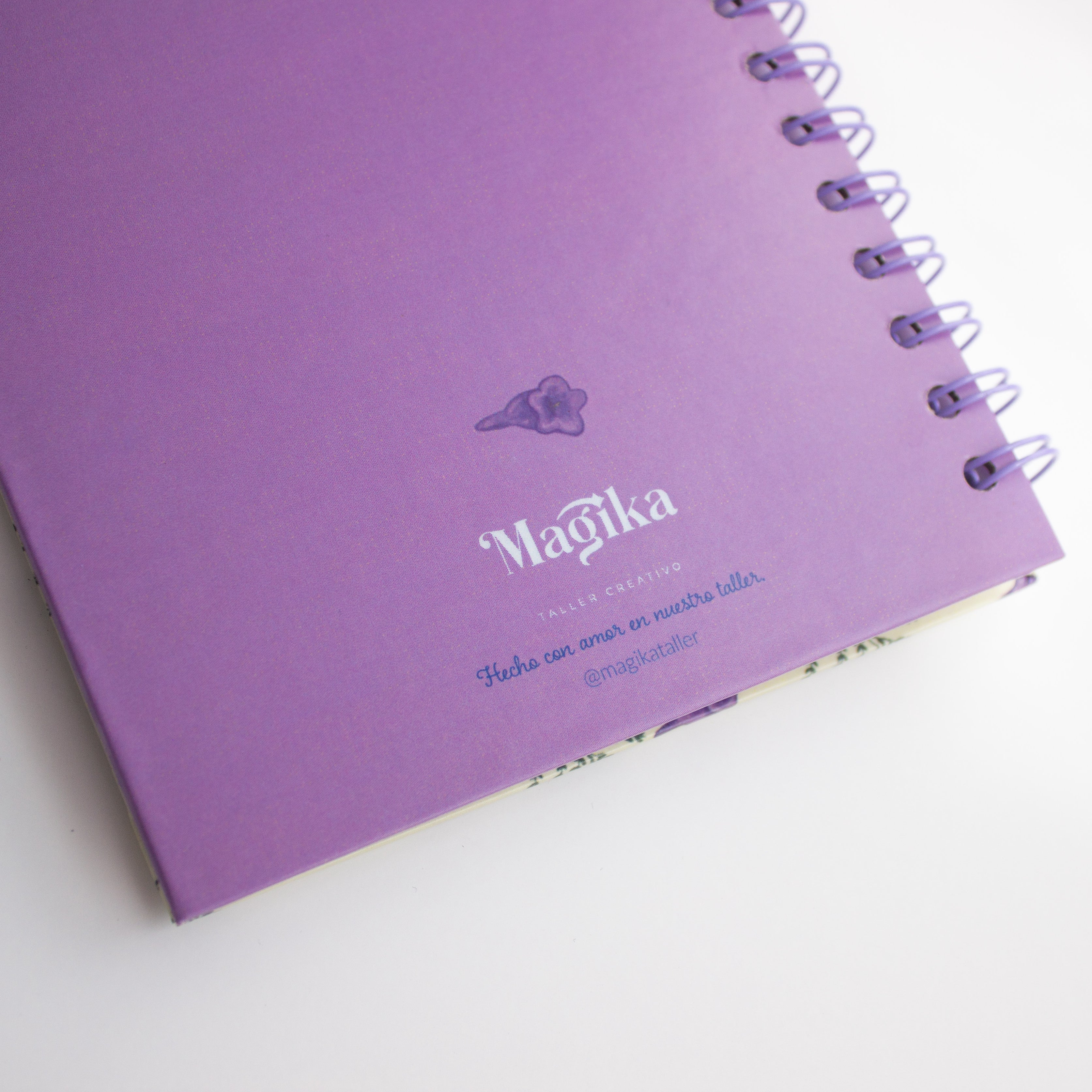 Libreta Arillada Flor de Jacaranda
