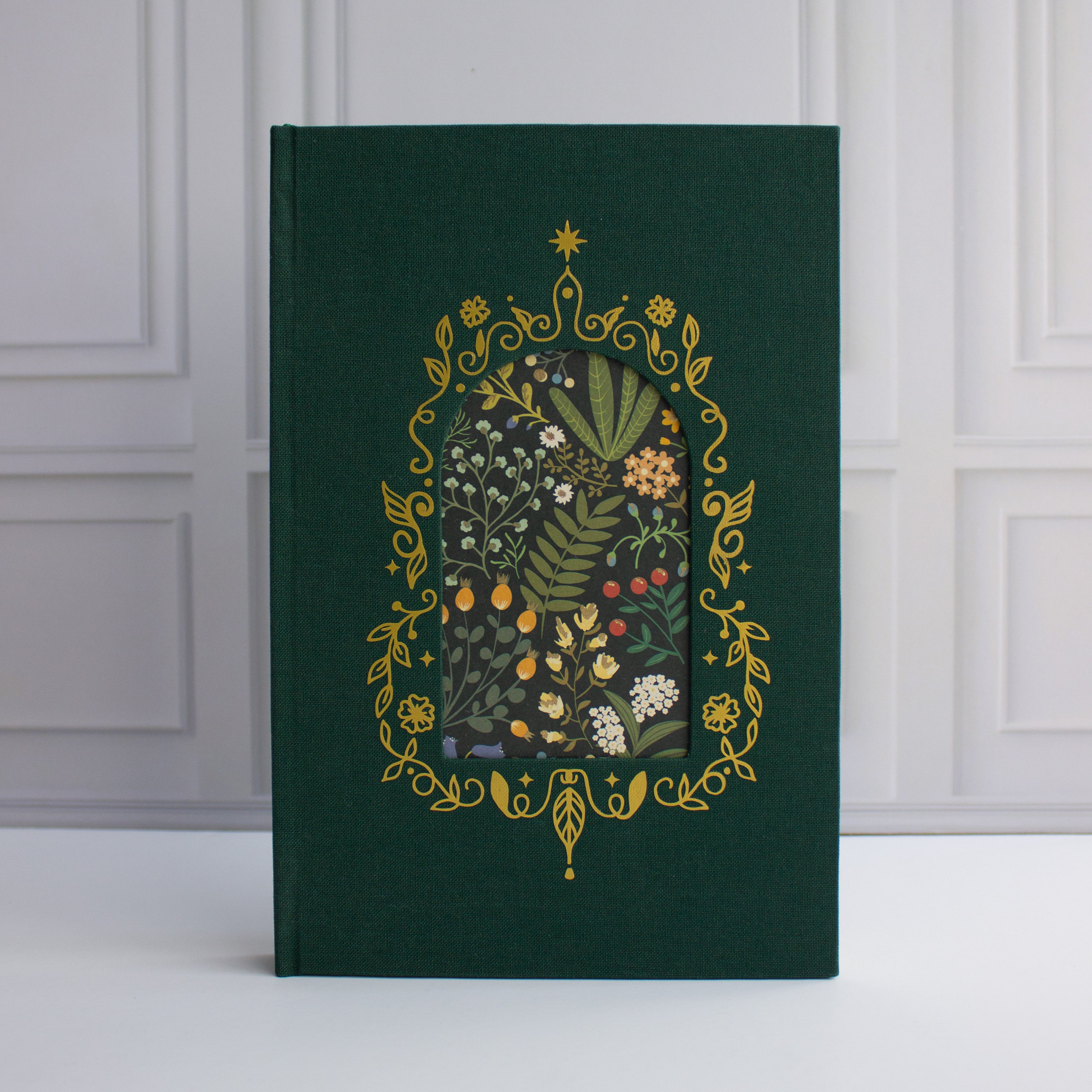 Libreta Artesanal Jardín Verde