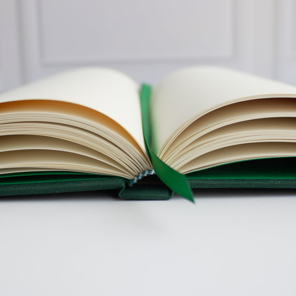 Libreta Artesanal Jardín Verde