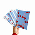 SET 3 Libretas de Costura Artesanal Cherry Picnic