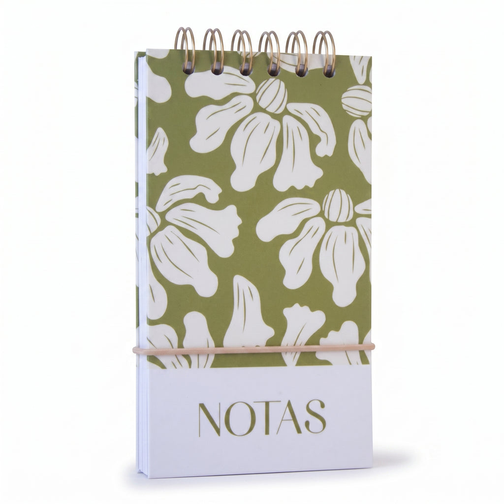 Libreta de Notas Vertical Trino y Flora