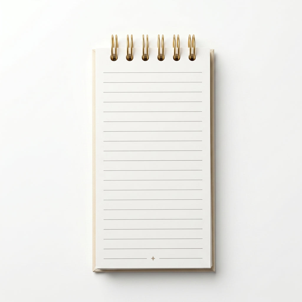 Libreta de Notas Vertical Trino y Flora