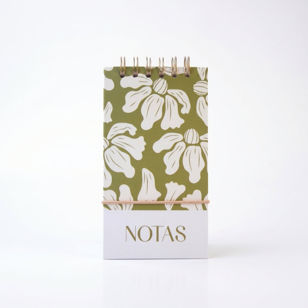 Libreta de Notas Vertical Trino y Flora