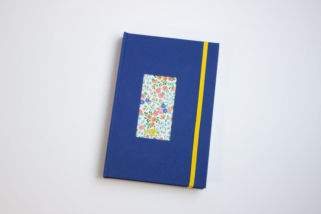 Libreta Artesanal Jardín Azul