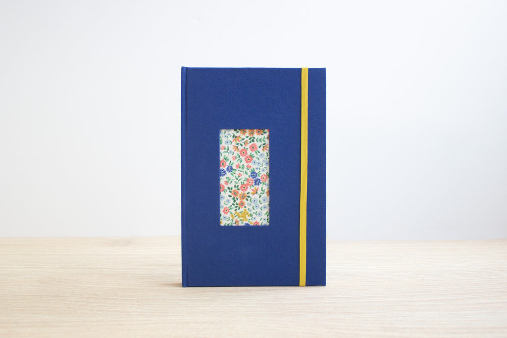 Libreta Artesanal Jardín Azul