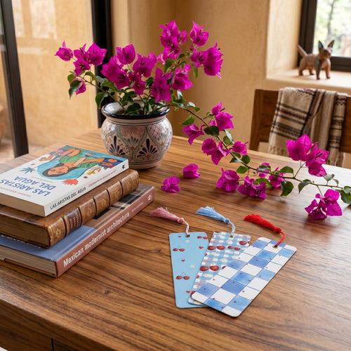 Kit de 3 separadores de libro Cherry Picnic