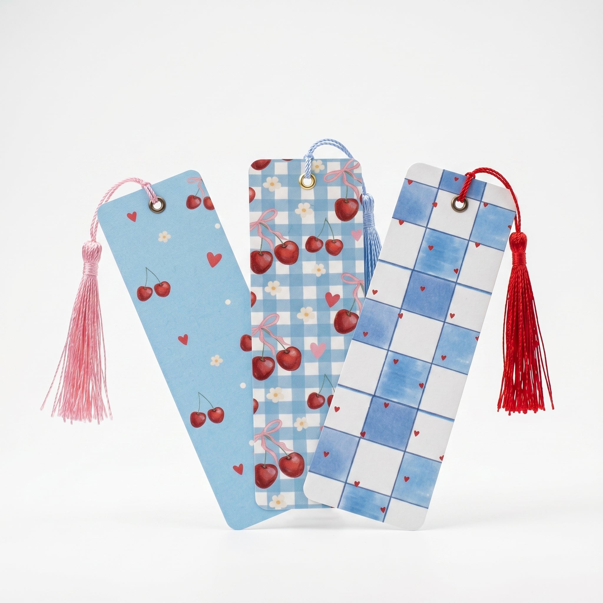 Kit de 3 separadores de libro Cherry Picnic