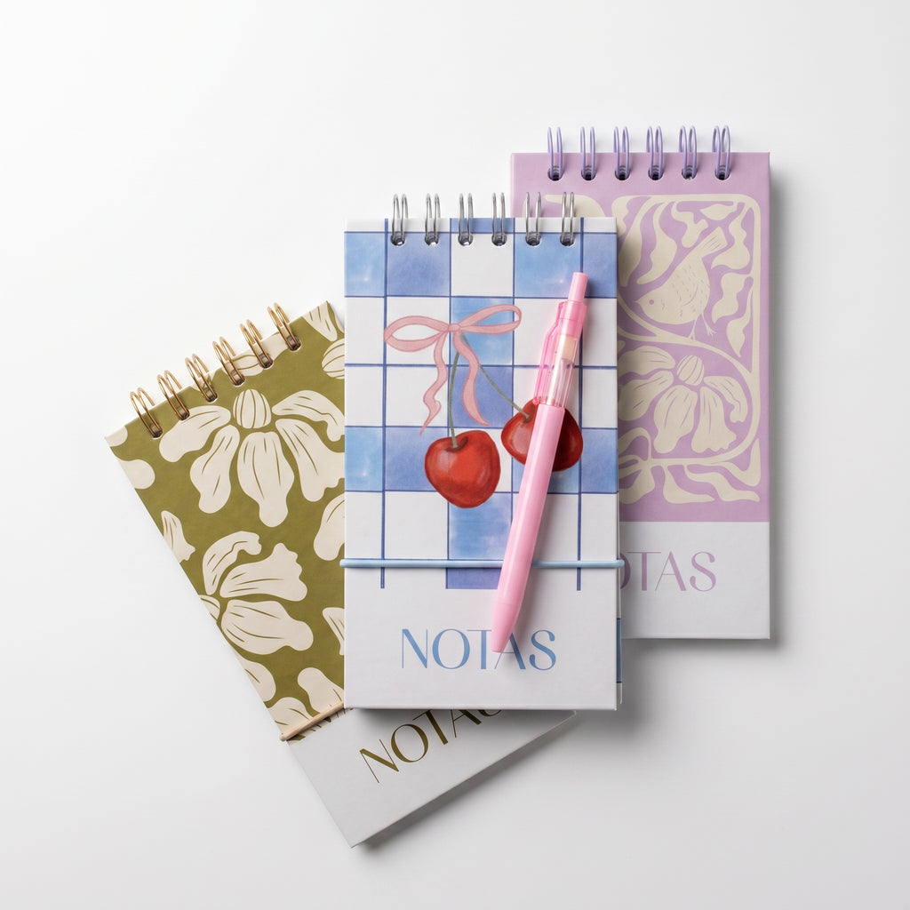 Libreta de Notas Vertical Cherry Picnic