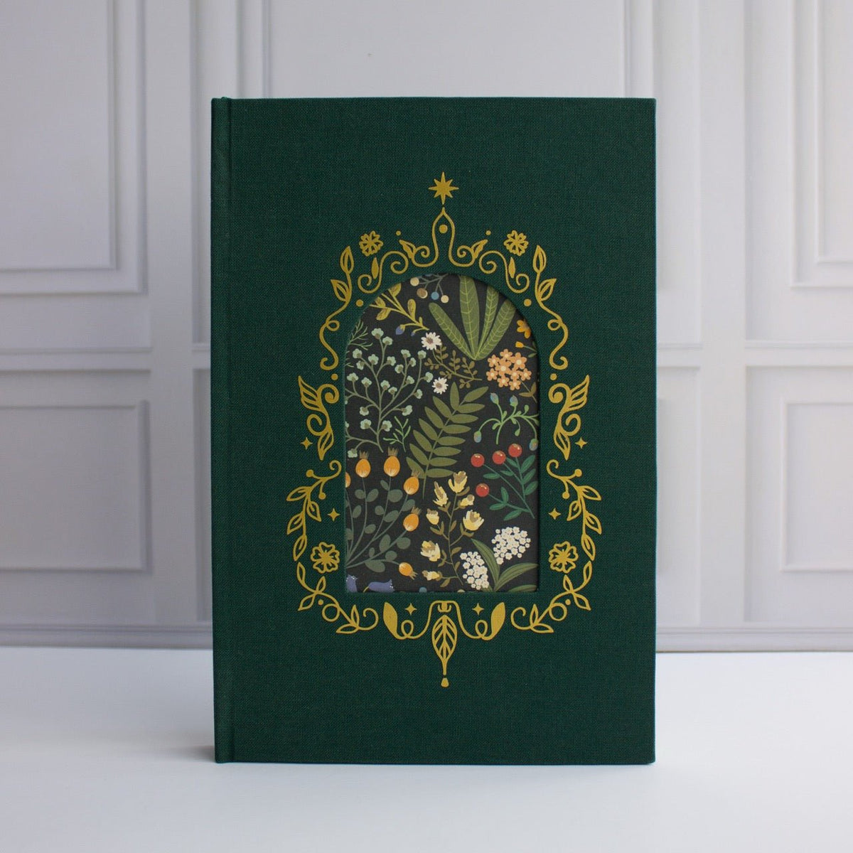 Libreta Artesanal Jardín Verde - Mágika Taller Creativo