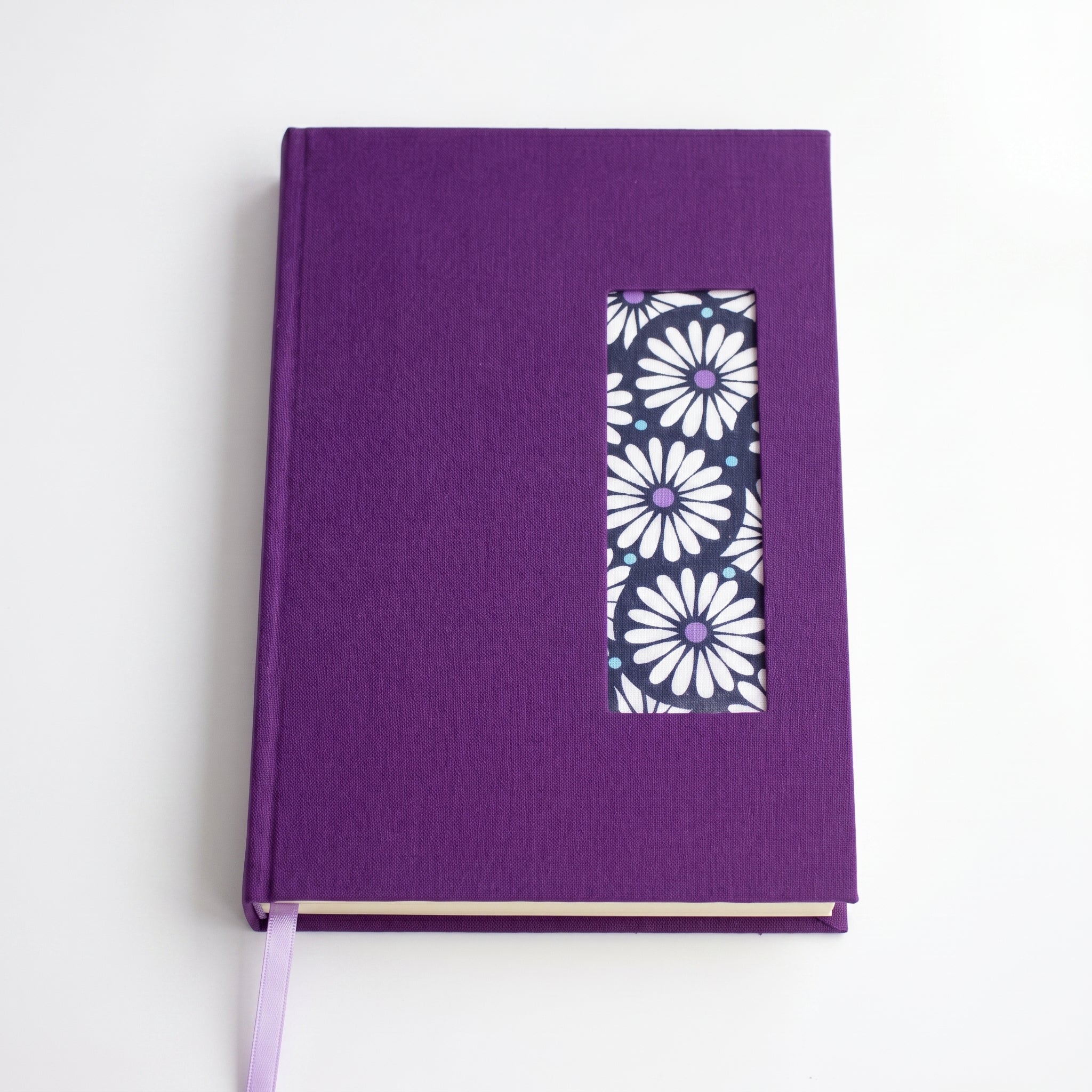 Libreta Artesanal Jardín Morado