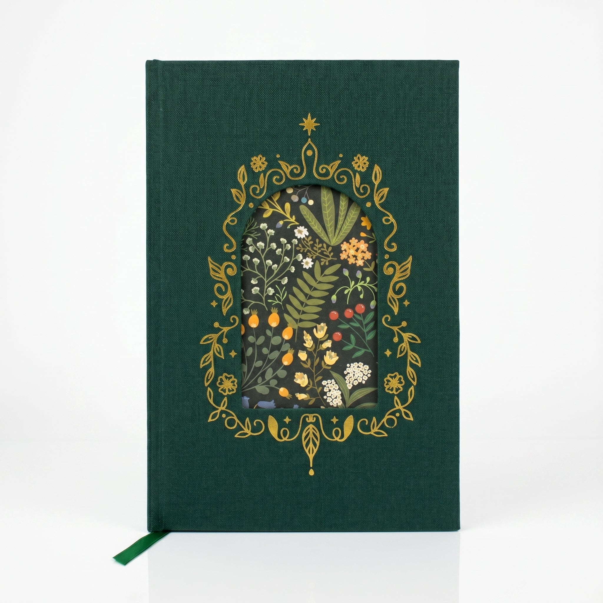 Libreta Artesanal Jardín Verde